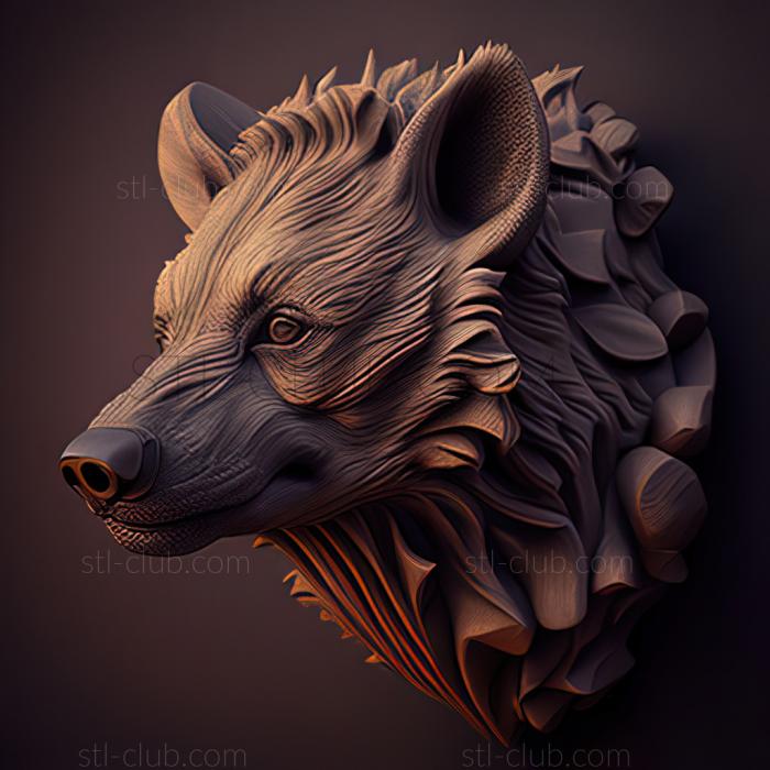 3D model st hyena (STL)